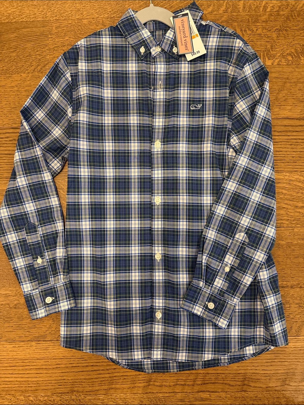 vineyard vines boys performance plaid button down